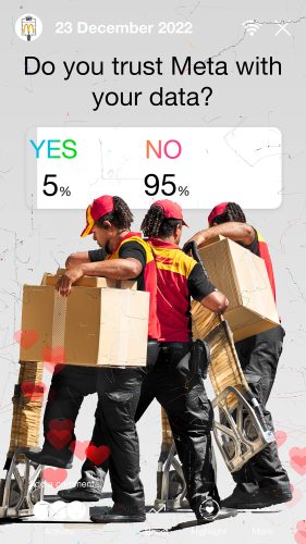 John MacLean ViewsParticipatory Instagram artwork, Views series, 2022. Digital artwork using Instagram poll function. Question: 